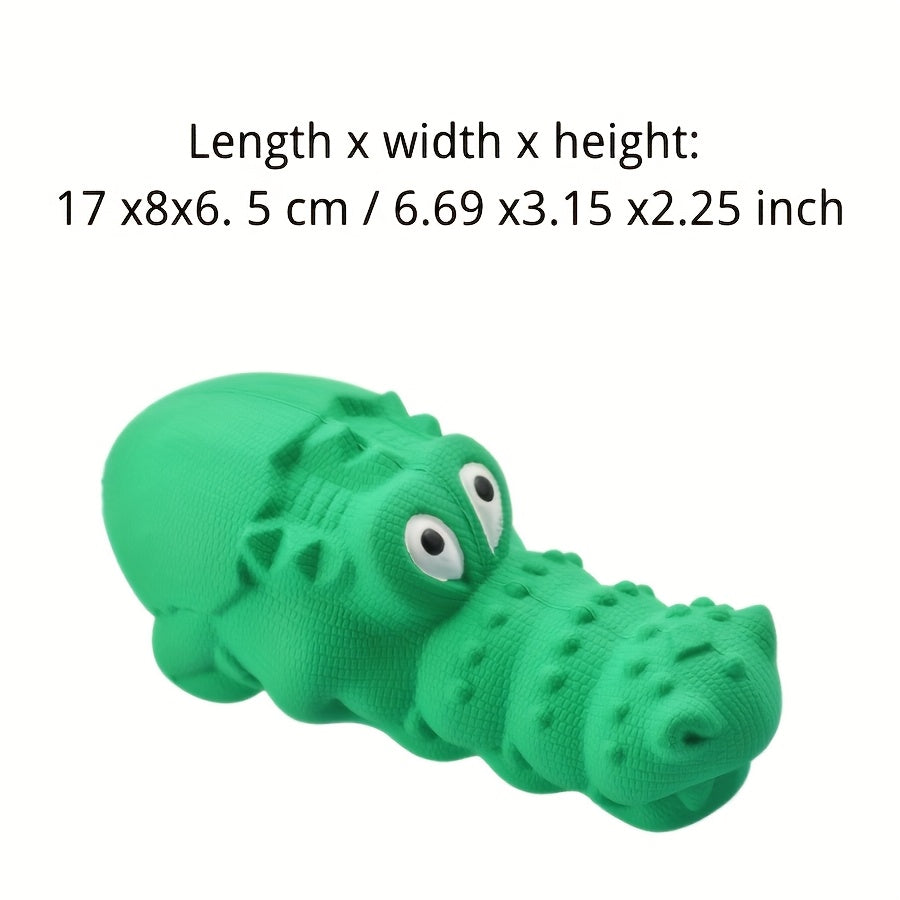 Large Dog Chew Toy in Green for Medium and Large Dogs, Pet Chewing Accessory for Supervised Playtime, Everyday Toy Rotation and Dog Lover Gifts