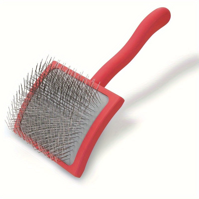 Long Pin Dog Slicker Brush 3-Pack, Stainless Steel Grooming Brushes for Large Dogs, Thick Coats, Loose Fur and Everyday Detangling in Multi-Dog Homes