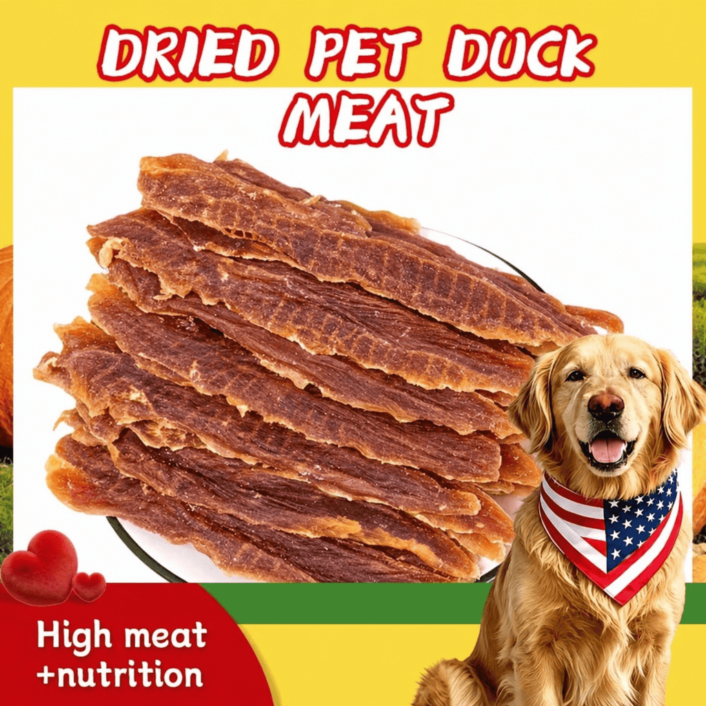 Duck Breast Dog Treats 100g Trial Pack, Soft Meat Jerky Slices for Supervised Training Rewards, Everyday Snack Breaks and Dog Lover Gift Baskets