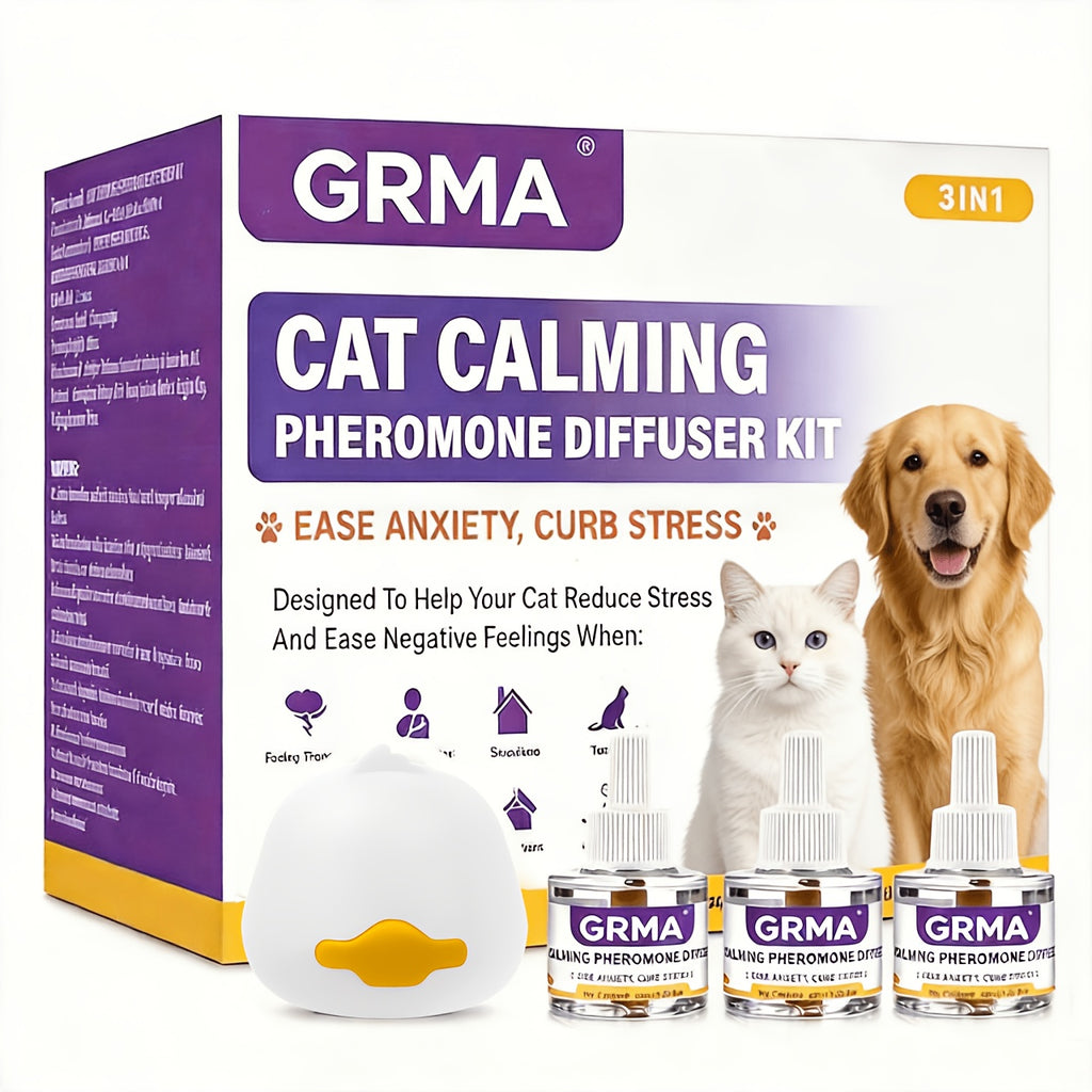 Pet Calming Diffuser Set for Indoor Pet Care, 2-in-1 or 3-in-1 Fragrance Options for Daily Routines and Multi-Pet Households