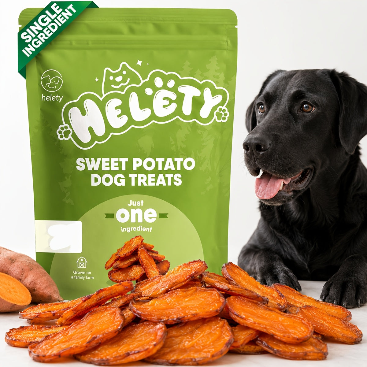 Dog Treats Variety Pack with Chicken Wrapped Sweet Potato, Paw Party Mix Chewy Snacks for Small, Medium and Large Dogs, Training and Everyday Rewards
