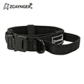 Tactical Dog Collar with Padded Lining and Side Control Handle, Black or Pink Camouflage Buckle Collar for Medium and Large Dogs, M L XL, Walking and Training