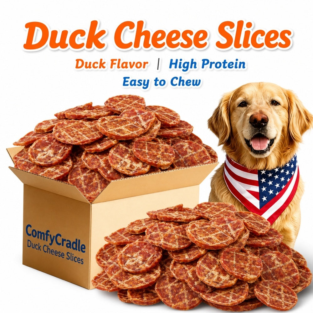 Duck Slice Dog Treats, 100g or 200g Packs for Supervised Training Rewards, Everyday Snack Time and Thoughtful Dog Lover Gift Baskets