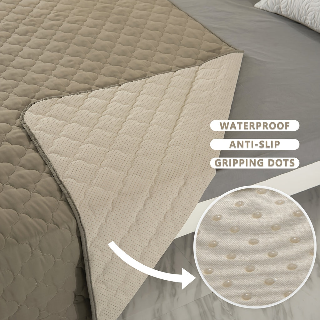 Washable Dog Blanket for Couch and Bed, Reversible Reusable Pet Furniture Protector for Puppies, Large Dogs and Cats, Single Pack
