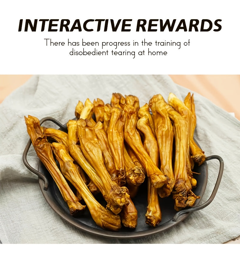 Lamb Trotter Dog Chew, Air-Dried Sheep Hooves for Supervised Chewing Sessions, Animal-Based Treat for At-Home Dog Enrichment