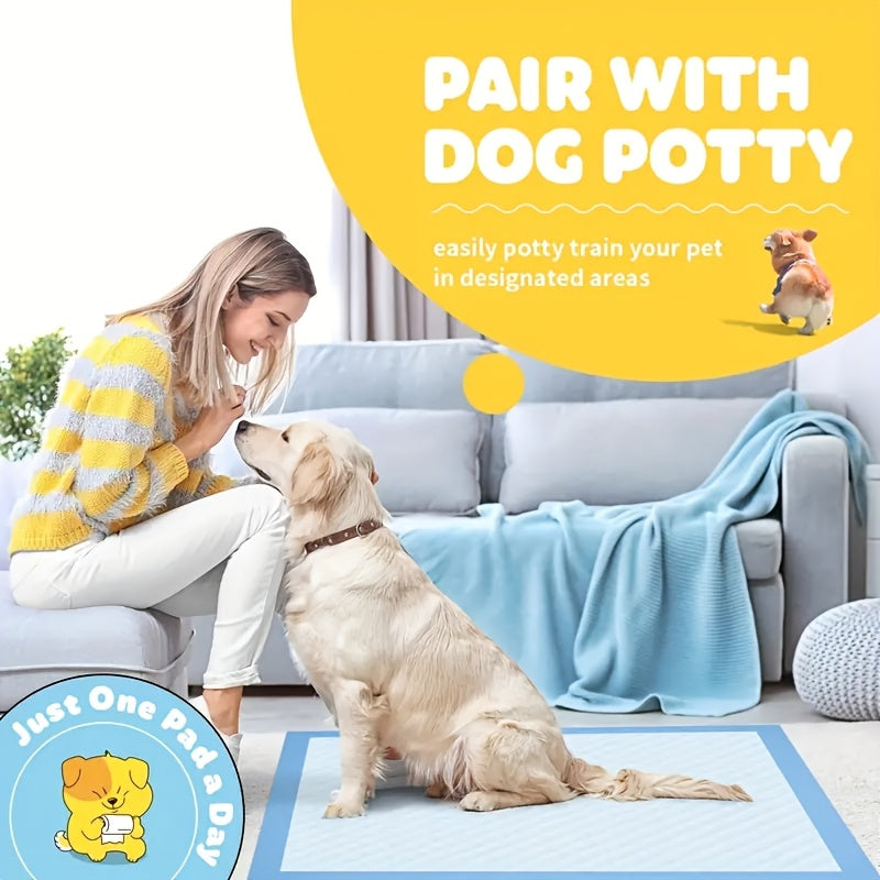Dog Pee Pads 100 Count with 6-Layer Absorption, Disposable Puppy Potty Training Pads with Odor Control and Leak Protection, 34 x 28 or 22 x 22 Inch