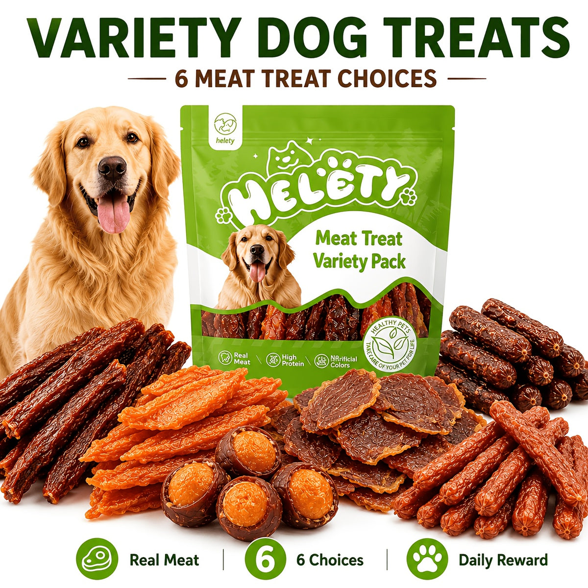 Dog Jerky Snack Selection with Chicken, Duck Meat and Trial Pack Options for Supervised Training Rewards, Everyday Treat Breaks and Dog Lover Gift Baskets