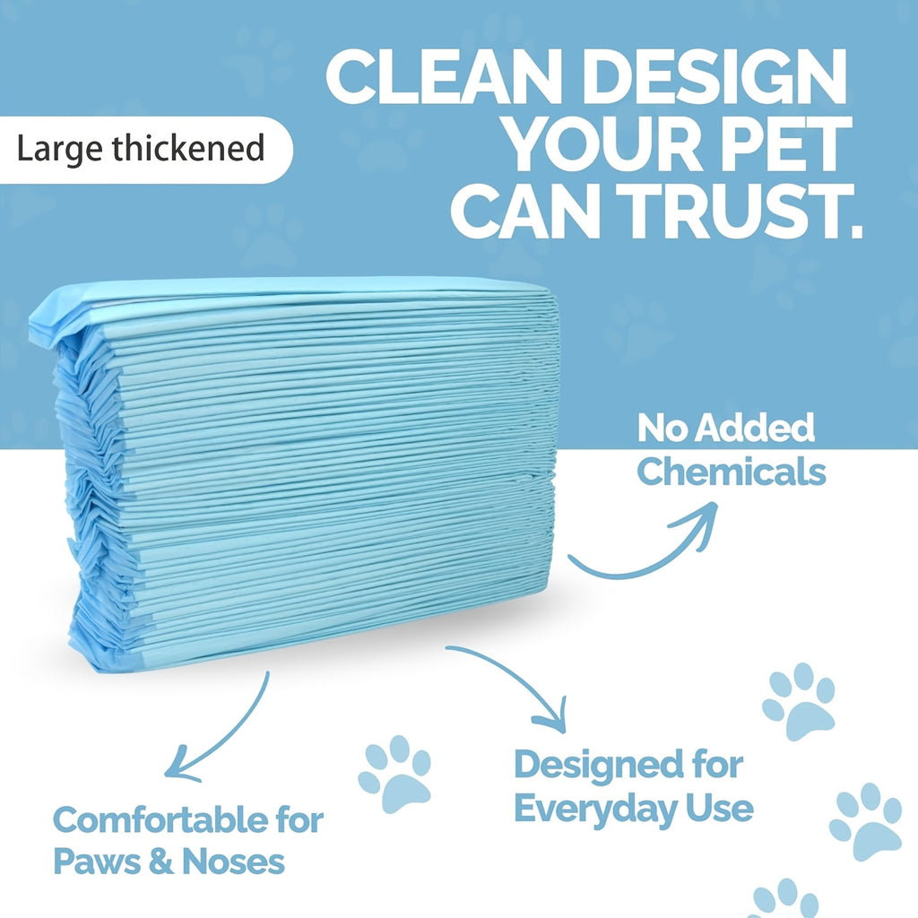 Dog Pee Pads 32 x 59 Inch, 40 Count Extra Large Disposable Puppy Potty Training Pads with Absorbent Core and Leak-Resistant Backing for Home Cleanup