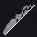 Coarse and Fine Pet Grooming Comb with Stainless Steel Teeth and Aluminum Handle, Manual Dog and Cat Coat Care Tool with Four Color Options