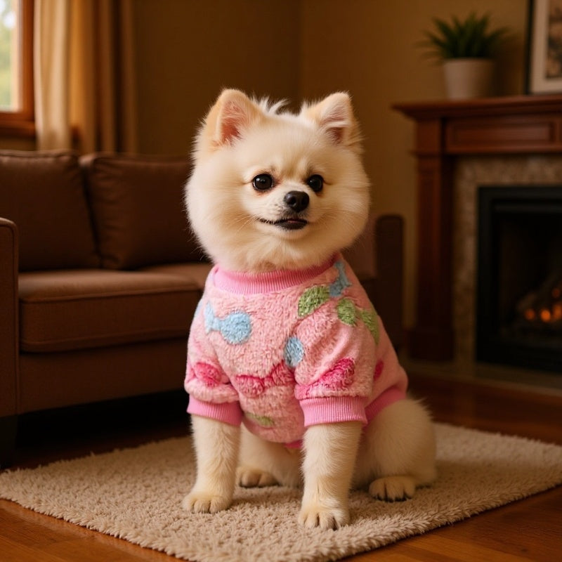 Winter Dog Clothes for Small and Medium Dogs, Soft Puppy Sweater Outfit in XS-XXL for Cool Weather Walks, Seasonal Wear and Pet Photos