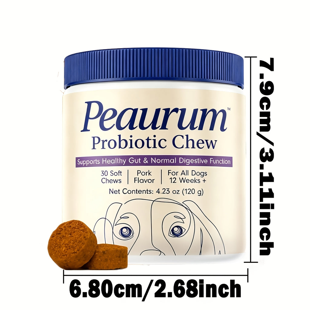 Dog Probiotic Supplement in 1 or 2 Pack Options, Listed 120g Capacity for Owner-Managed Canine Nutrition and Everyday Pet Wellness Routines