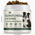 Omega 3 Chewable Tablets for Dogs, Chicken Flavor Canine Supplement with Listed Probiotics and Omega Fatty Acids for Skin and Coat Care Routines