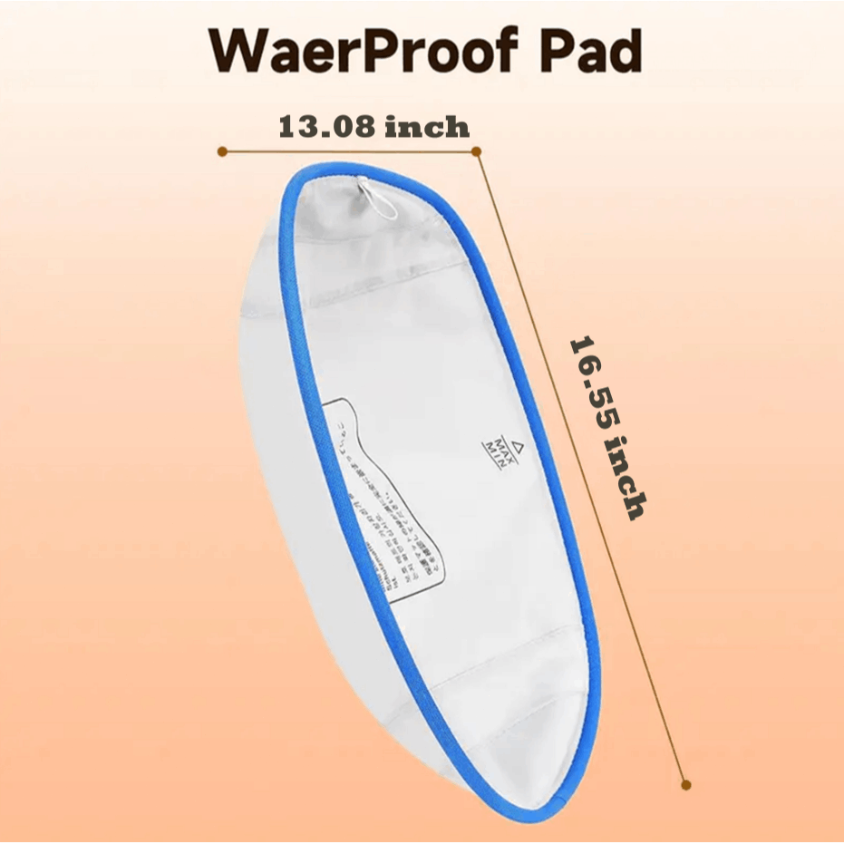 Litter Box Replacement Pads 2 Pack, Waterproof PP Liners 16.55 x 13.08 Inches for Compatible Self-Cleaning Cat Toilets and Routine Cleanup