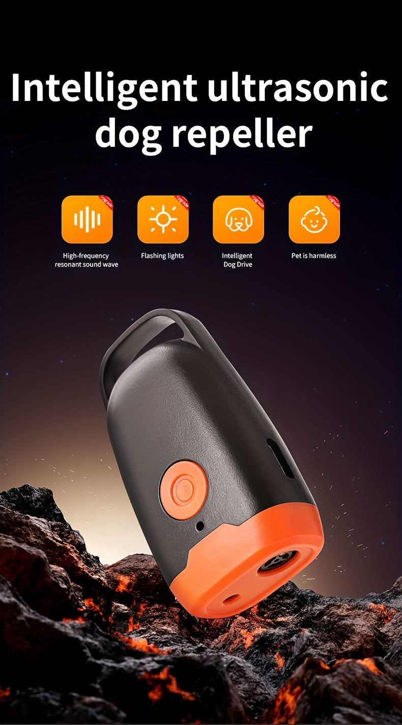 Soundwave Dog Repellent Device with One-Button Start, Barking Deterrent for Dog Behavior Management, Available in Single or Two-Piece Packs