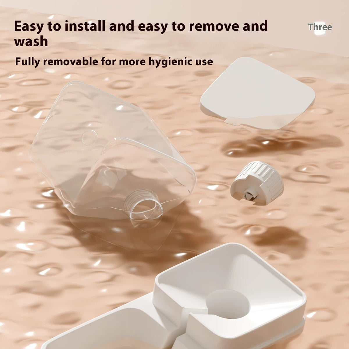 Cat Gravity Feeder and Water Dispenser Set in White, Battery-Free Pet Feeding Station with Non-Slip Base for Everyday Indoor Food and Water Access