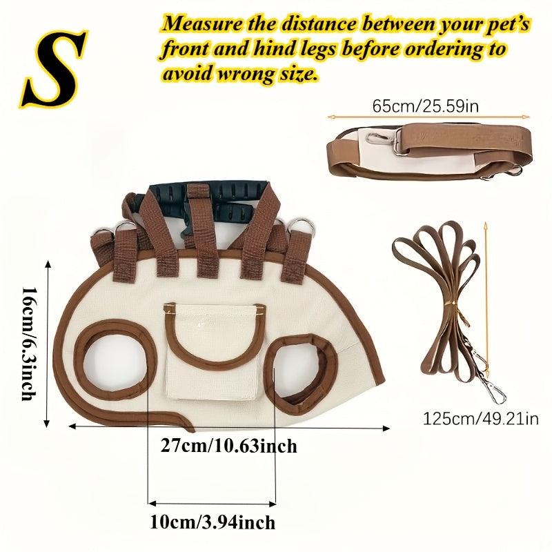 Pet Carrier Backpack 3 Piece Set with Towing Rope, Breathable Dog Backpack with Crossbody Bag and Portable Handbag, Small Dog Cat Travel Carrier for Outdoor Play, Hiking and Short Distance Trips