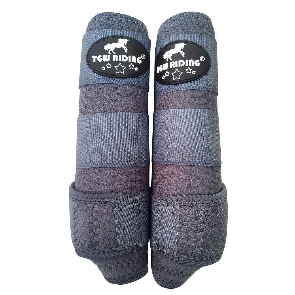 Horse Front Leg Sport Boots for Equestrian Training, Lower Limb Coverage for Supervised Exercise, Seven Colors with Small, Medium and Large Options