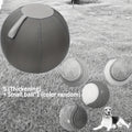 Inflatable Dog Herding Ball for Backyard Chase and Push Games, Battery-Free Interactive Pet Training Toy in Blue and Orange Options