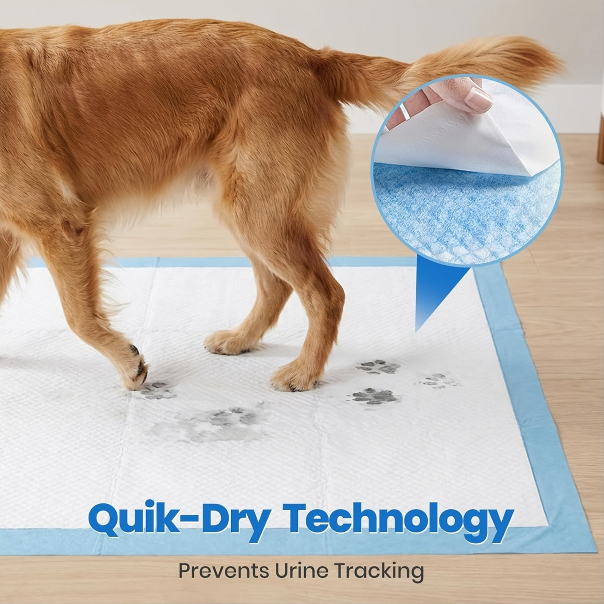 Dog Pee Pads 32 x 55 Inch, 40 Count Extra Large Absorbent Puppy Potty Training Pads with Quick-Drying Design, Leak Protection and Odor Control