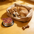 Duck Breast and Egg Yolk Dog Treats, Jerky Slices for Supervised Training Rewards, Everyday Snack Time and Small, Medium or Large Dogs