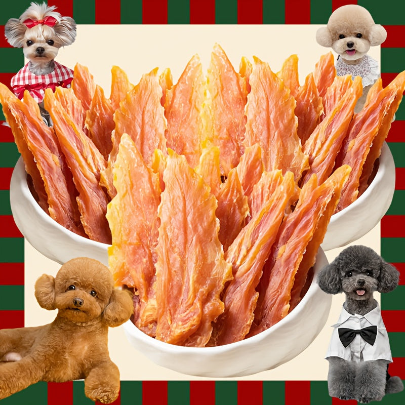 Dog Treat Flavor Selection with Chicken and Duck Jerky Options, Mixed Flavor Snacks for Supervised Training Rewards, Daily Treat Time and Dog Gift Baskets