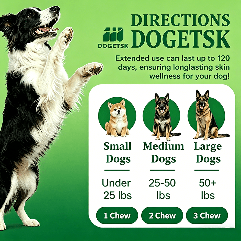 Dog Dental Care Treats with Listed Lactobacillus Helveticus, Bifidobacterium Longum, Brown Algae and Spinach Powder, 1 or 2 Unit Options