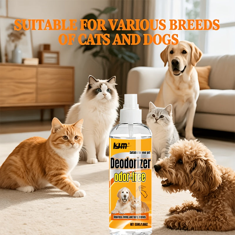 Vanilla Coconut Pet Deodorizing Spray, Portable Pet Fragrance Mist for Everyday Grooming Freshness, Surfactant-Free Formula, 1 Piece