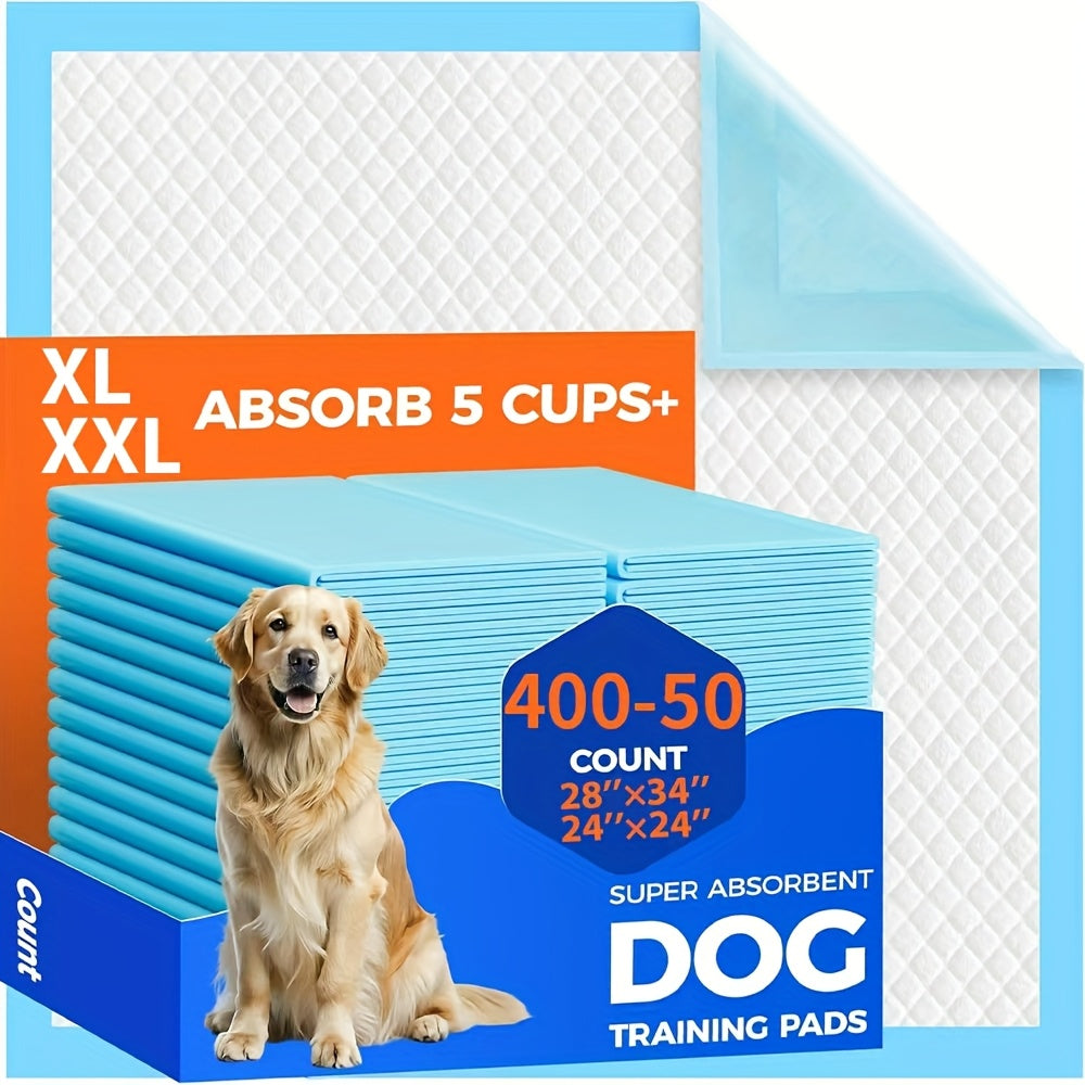 Puppy Pads Extra Large 28x34 24x24 Inch, Super Absorbent Leak-Proof Odor-Resistant Dog Training Pads for Potty Training and Accident Care, Pet Pads for Home Use, Christmas Gift for Dog Owners