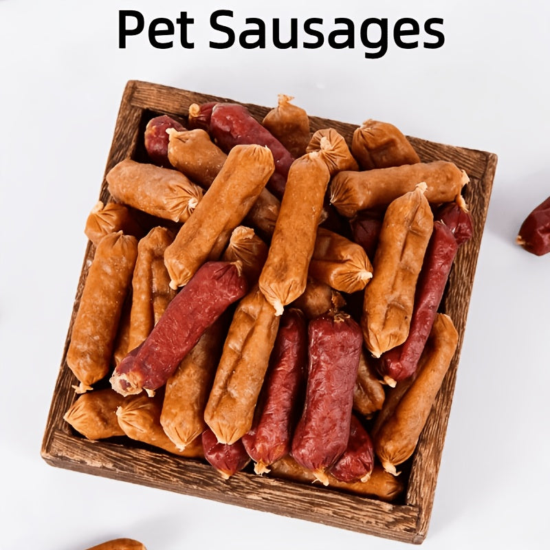 Soft Dog Training Treats with Chicken, Duck or Beef Sausage Options, 10g x 10 Pack Selections and Trial Options for Everyday Rewards