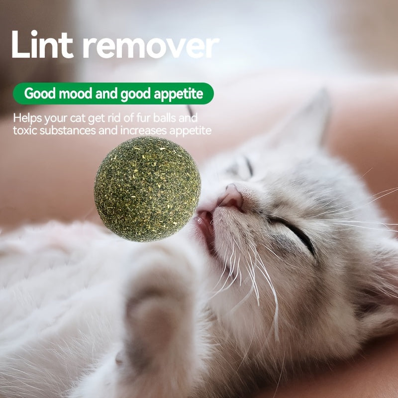Catnip Silvervine Balls 6 Pack, Cat Herb Toy Balls for Supervised Indoor Play, Everyday Toy Rotation and Cat Lover Holiday Gift Baskets