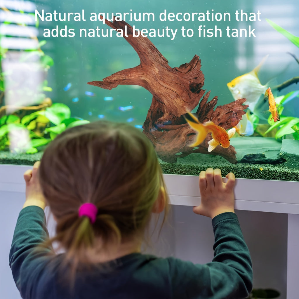 Extra Large Aquarium Driftwood 2-Pack, 14–18 Inch Natural Wood Decor for Fish Tank Aquascapes, Reptile Terrariums and Air Plant Displays
