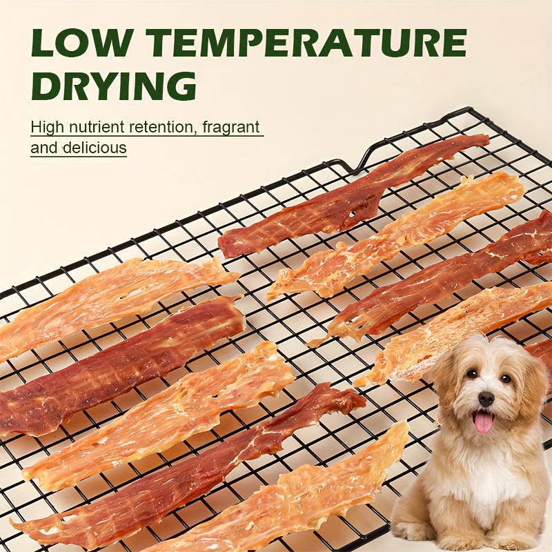 Dog Jerky Treats Chicken and Duck Mix 100g, 100% Real Meat High Protein Training Snacks for Small, Medium and Large Dogs, Long-Lasting Chews for Puppies and Adults
