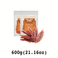 Duck Strips for Dogs 600g, Dehydrated Duck Jerky Treats in a 21.16 oz Pack for Supervised Training Rewards and Everyday Small or Large Dog Snacks