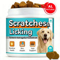 Dog Skin Supplement Chews with Omega 3, Chicken Flavor Skin and Coat Support with Turmeric, Astragalus and Colostrum, 1 Can for All Breeds