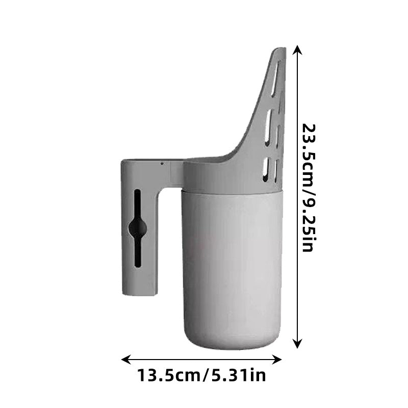 Large Capacity Cat Litter Scoop Set with 3 Garbage Bags, Durable Plastic Scooper with Ergonomic Handle and Easy-Clean Design for Daily Litter Box Care