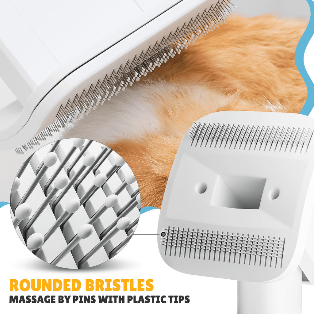 Dog Grooming Vacuum and Dryer Kit with 6 Grooming Tools, Trimmer and Guide Combs for At-Home Dog and Cat Coat Care, MoNiBloom