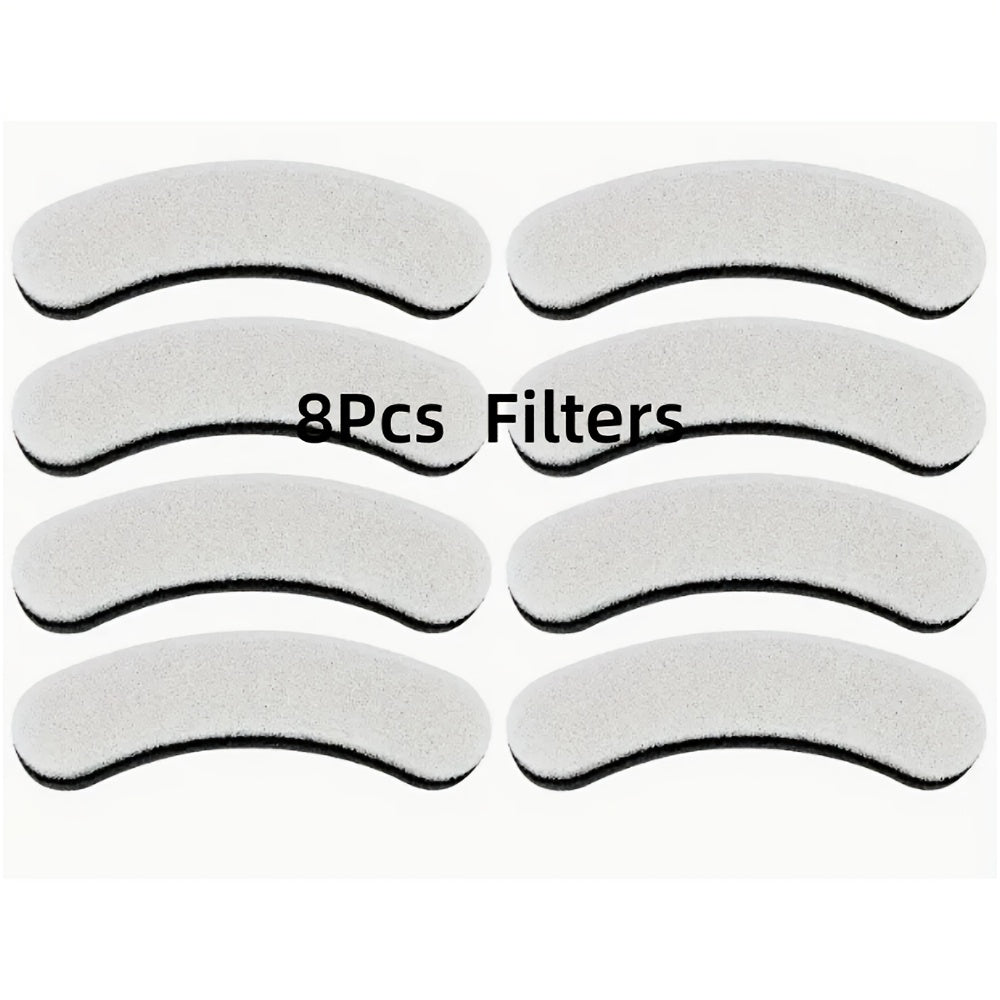 Pet Water Fountain Filters for NPET DF10 and DF30, Activated Carbon Replacement Refills in 4, 16, 20 or 24 Packs for Dog and Cat Drinking Dispensers