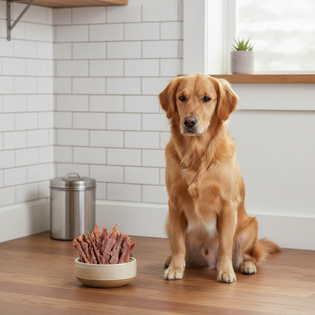 Chicken Breast Jerky Dog Treats with Duck Breast Option, 150g or Chicken Two-Pack Choices for Supervised Training Rewards and Daily Snacks