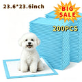 Disposable Dog Pee Pads 200 Count, 23.6 x 23.6 Inch Puppy Potty Training Pads with Absorbency and Odor Control for Everyday Pet Care