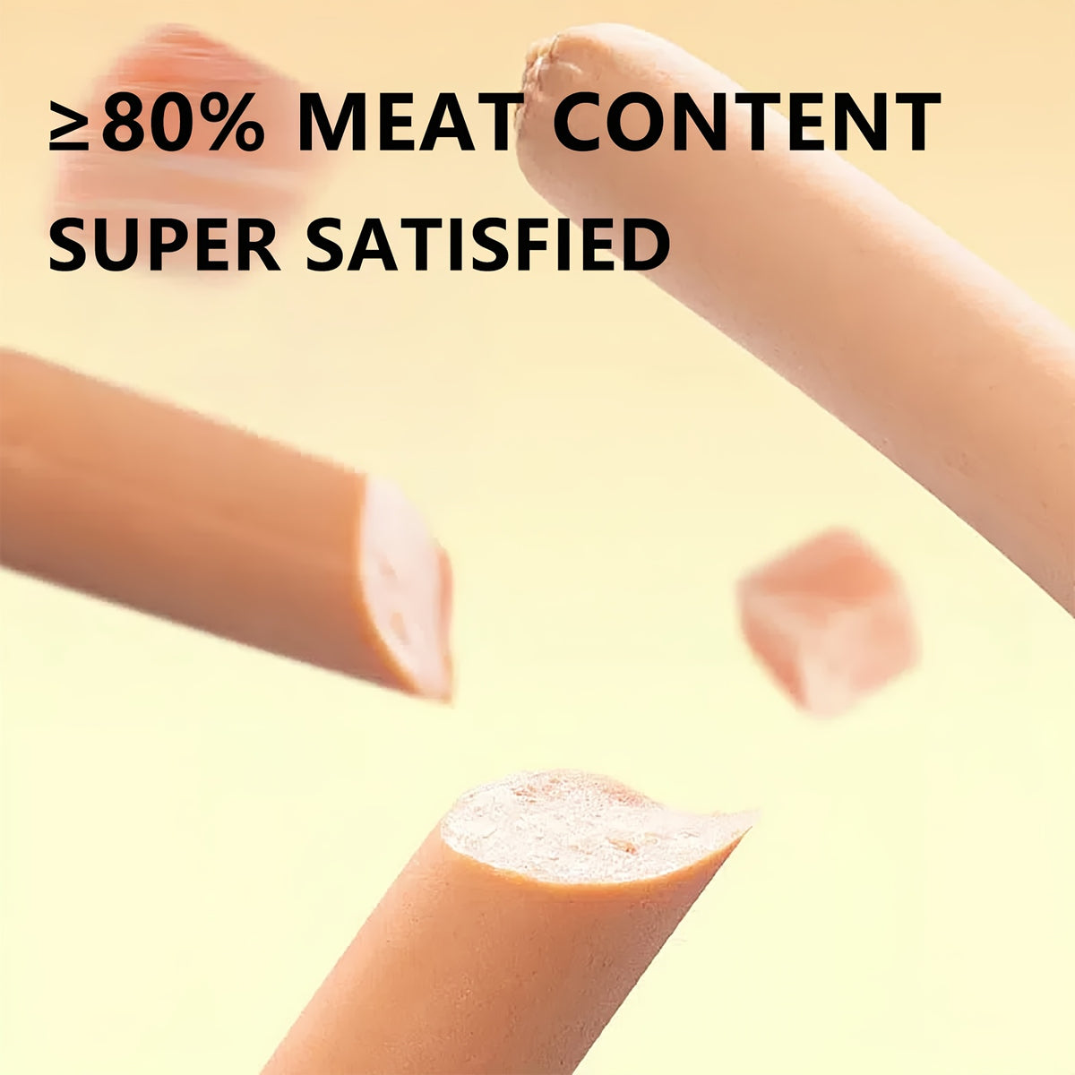 Chicken Flavor Dog Sausage Treats, Soft Snack Sticks in 16 or 32 Piece Options for Small Breed Dogs, Supervised Training Rewards and Treat Time
