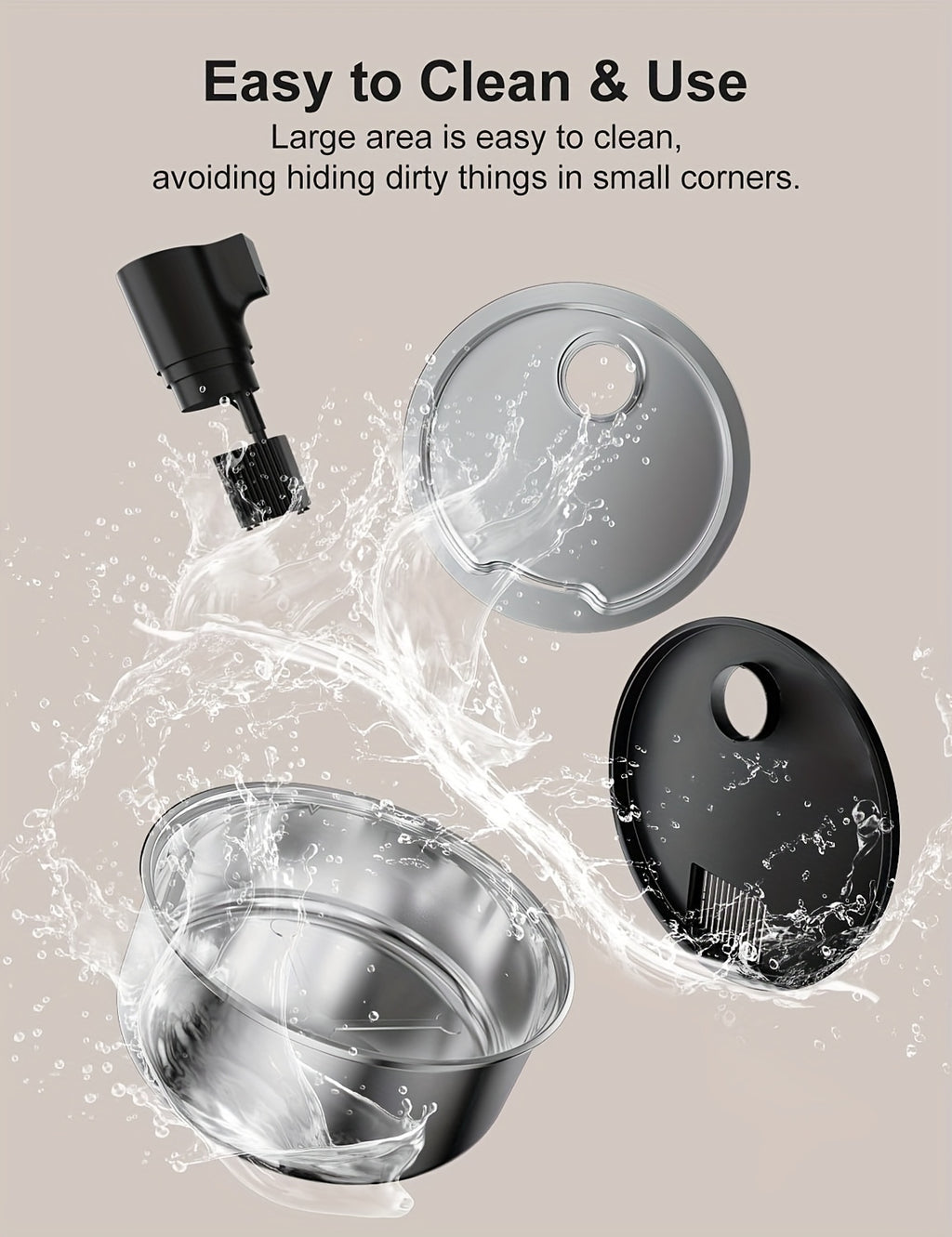 8L Stainless Steel Pet Water Fountain for Dogs and Cats, Large 2.11 Gallon Drinking Dispenser with Quiet Pump and Filter Bundle Options