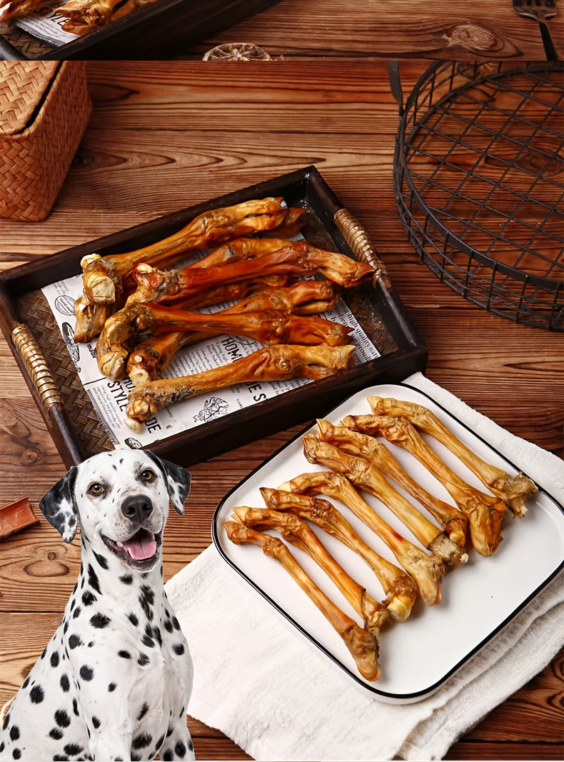 Lamb Trotter Dog Chew, Air-Dried Sheep Hooves for Supervised Chewing Sessions, Animal-Based Treat for At-Home Dog Enrichment
