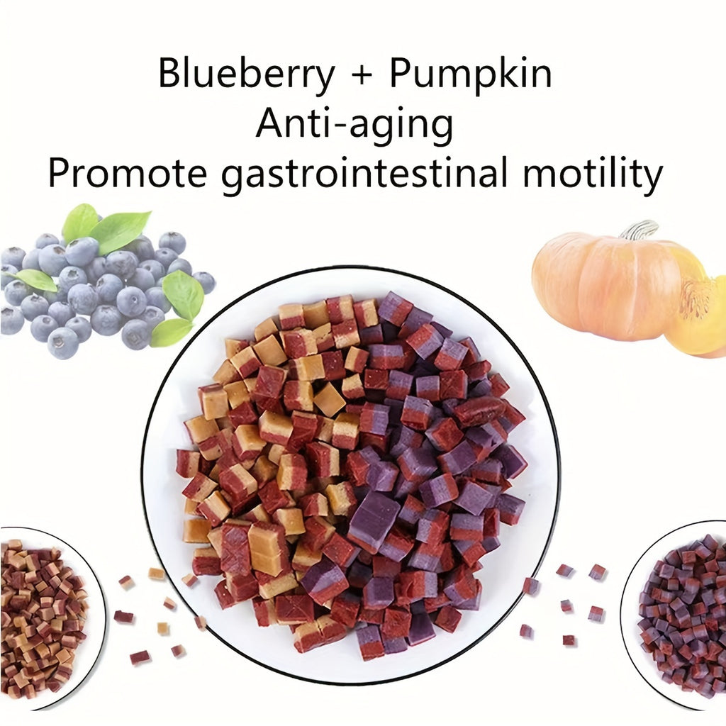 Soft Chewy Dog Training Treats, Diced Meat Reward Bites with Beef Blueberry, Duck Cheese, Mixed Meat and Triple Flavor Options, 100g to 800g Packs