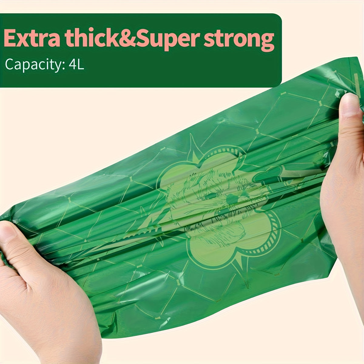 Dog Poop Bags, Extra-Thick Leak-Proof Pet Waste Bag Rolls in 270 or 540 Count for Daily Dog Walks, Cat Cleanup and Outdoor Travel