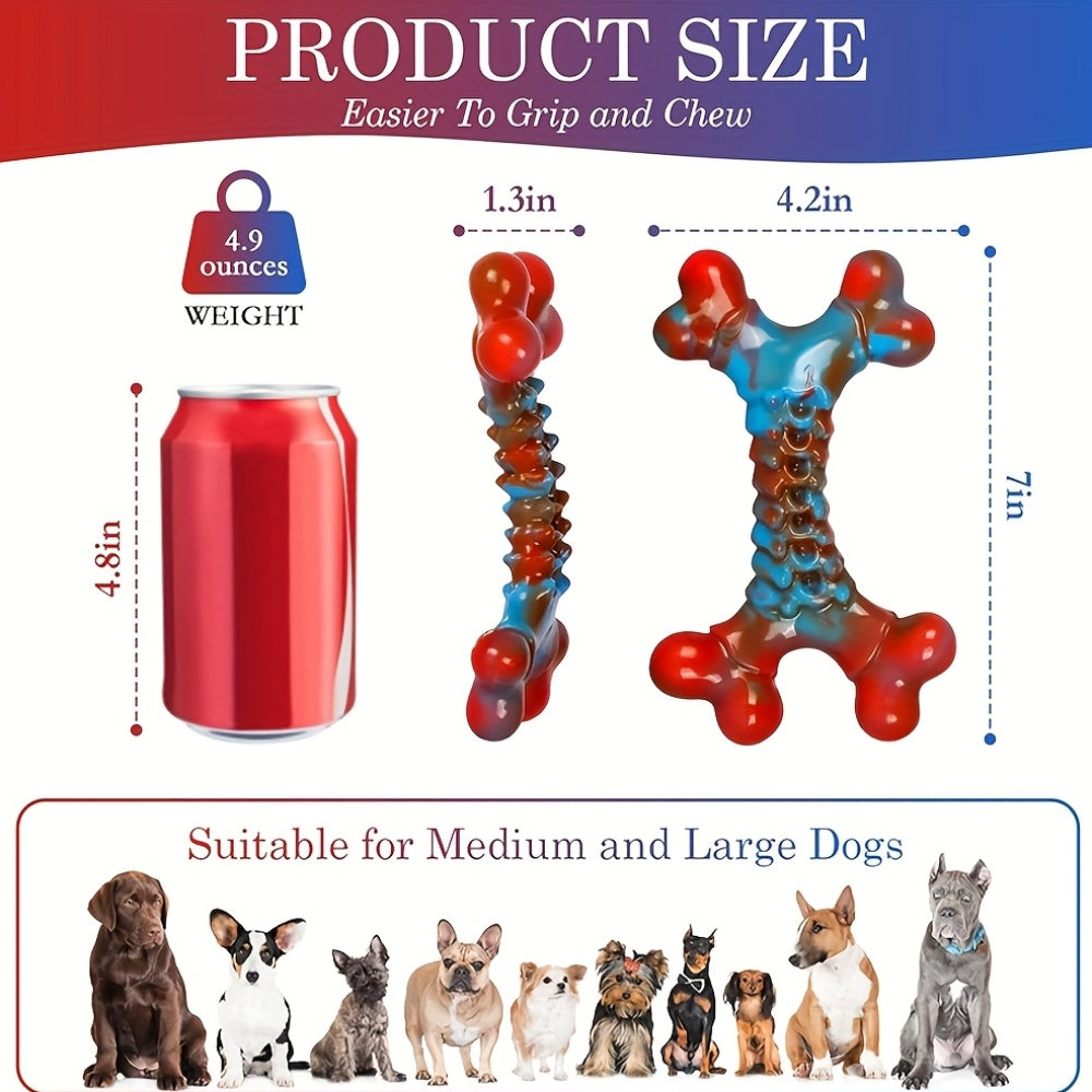 Dog Chew Toys for Aggressive Chewers, Large Breed Chewing Toys in 1 to 5 Piece Pack Options for Supervised Play and Everyday Toy Rotation