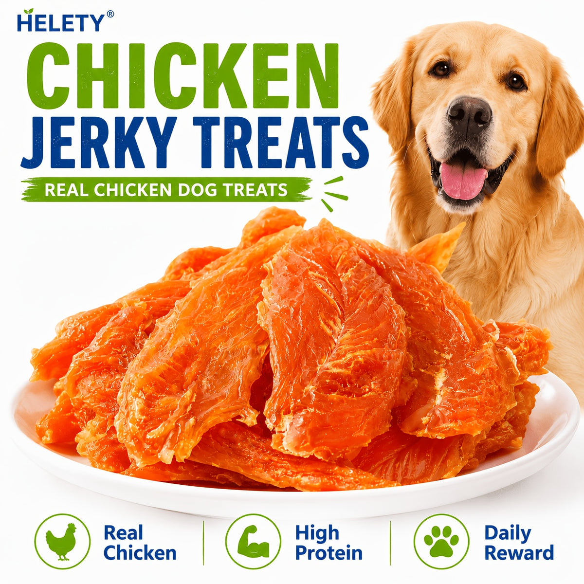 Dog Jerky Snack Selection with Chicken, Duck Meat and Trial Pack Options for Supervised Training Rewards, Everyday Treat Breaks and Dog Lover Gift Baskets