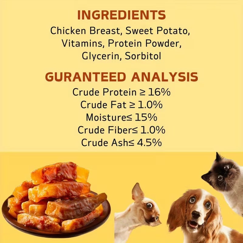 Dog Treat Assortment with Chicken Jerky and Wrapped Chew Selections, Combination 1–6 Options for Medium and Large Dogs, Supervised Snack and Reward Time