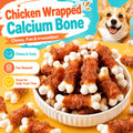 Triple Flavor Dog Chew Skewers with Chicken, Duck and Beef Options, Chicken Bone and Dumbbell Treat Selections for Supervised Snack Time