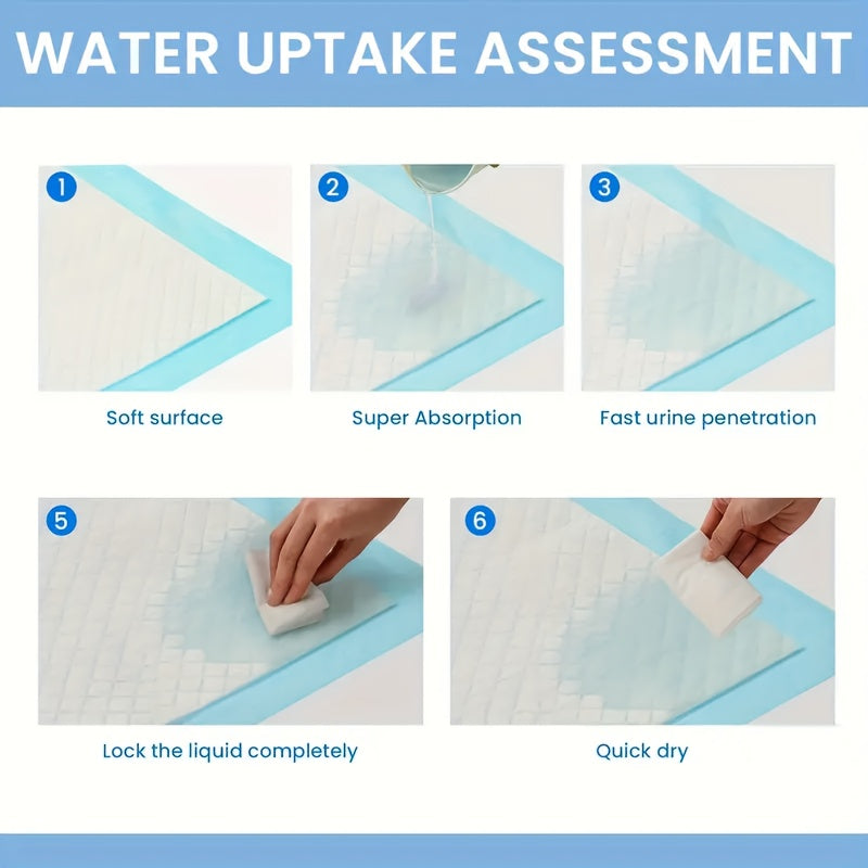 Dog Pee Pads with Odor Resistance, 23 x 23 or 34 x 28 Inch Six-Layer Disposable Puppy Potty Training Pads for Small, Large and Senior Dogs