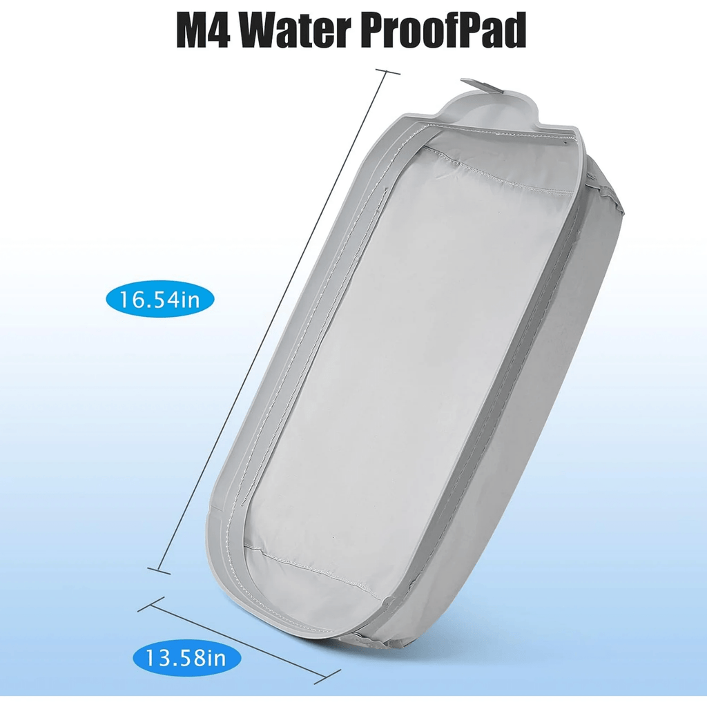 Self-Cleaning Litter Box Replacement Pads 2 Pack, Waterproof Leak-Protection Inserts for Compatible Fully Enclosed Cat Toilets and Everyday Cleanup